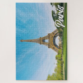 Paris, Frankreich | Eiffelturm Puzzle (Vertikal)