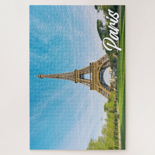 Paris, Frankreich | Eiffelturm Puzzle (Vertikal)