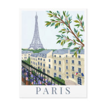 Paris Frankreich Eiffelturm Reise Illustration