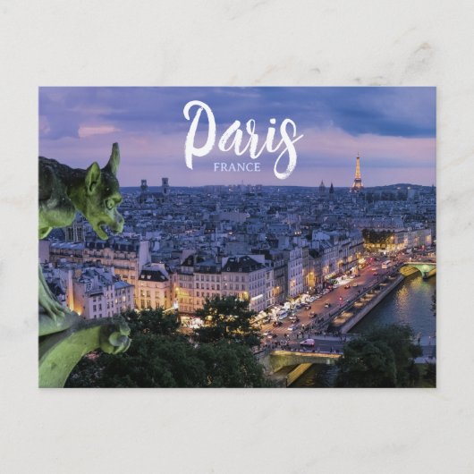 Paris Frankreich Eiffelturm Reise Postkarte (Vorderseite)