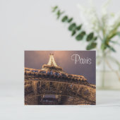 Paris Frankreich - Eiffelturm Reisen Postkarte (Stehend Vorderseite)