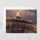 Paris Frankreich - Eiffelturm Reisen Postkarte (Vorne/Hinten)