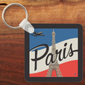 Paris Frankreich | Eiffelturm Schlüsselanhänger (Vorderseite)