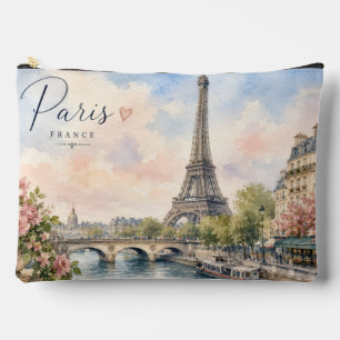 Paris Frankreich Eiffelturm Seine Fluss Zubehörtasche