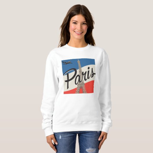 Paris Frankreich | Eiffelturm Sweatshirt (Vorne ganz)