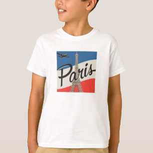 Paris Frankreich   Eiffelturm T-Shirt
