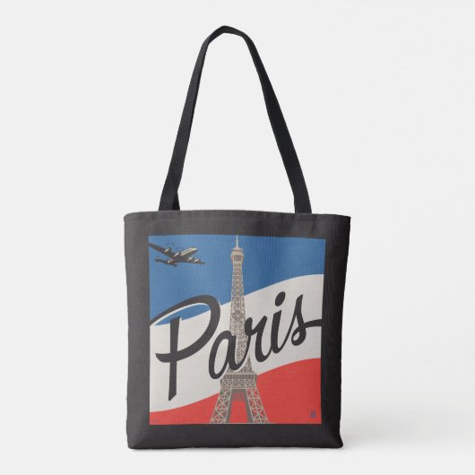 Paris Frankreich | Eiffelturm Tasche (Rückseite)