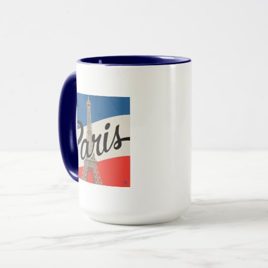 Paris Frankreich | Eiffelturm Tasse (Vorderseite Links)