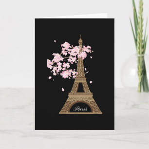 Paris Frankreich Eiffelturm Urlaubsziel Reise Karte