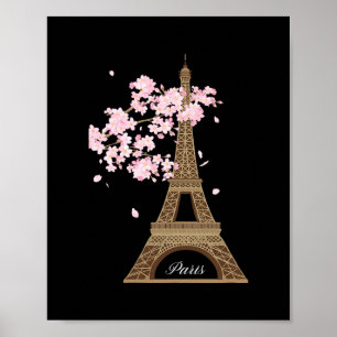 Paris Frankreich Eiffelturm Urlaubsziel Reiseziel  Poster