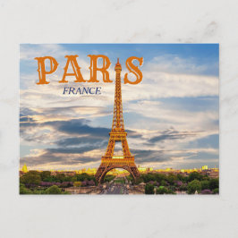 Paris Frankreich - Eiffelturm Vintag Postkarte