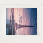 Paris-Frankreich-Eiffelturm Wandteppich (Vorderseite (Horizontal))