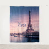 Paris-Frankreich-Eiffelturm Wandteppich (Vorderseite)
