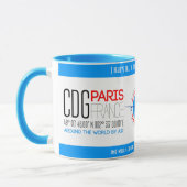 Paris, Frankreich elegant Tasse (Links)