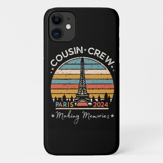 Paris Frankreich Erinnerungen 2024 Case-Mate iPhone Hülle (Rückseite)