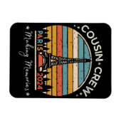 Paris Frankreich Erinnerungen 2024 Magnet (Horizontal)