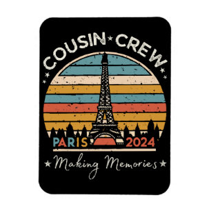 Paris Frankreich Erinnerungen 2024 Magnet