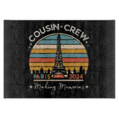 Paris Frankreich Erinnerungen 2024 Schneidebrett (Vorderseite)