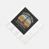 Paris Frankreich Erinnerungen 2024 Serviette (Ecke)
