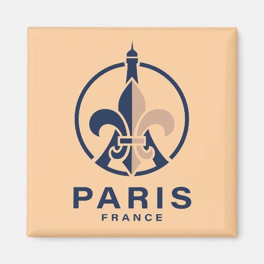 Paris Frankreich Europa Magnet (Vorne)