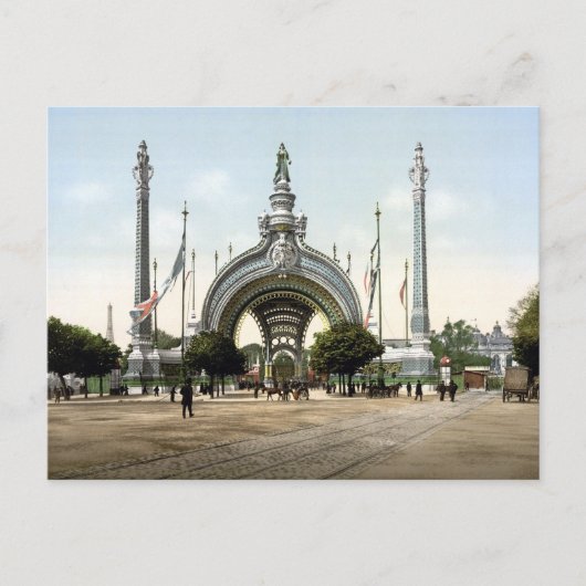 Paris, Frankreich Exposition Universell 1900 Postkarte (Vorderseite)