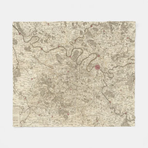 Paris Frankreich Fleecedecke