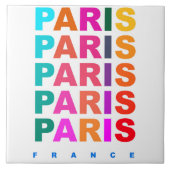 Paris Frankreich Fliese (Vorderseite)