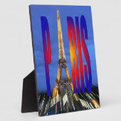 Paris Frankreich Fotoplatte (Seite)