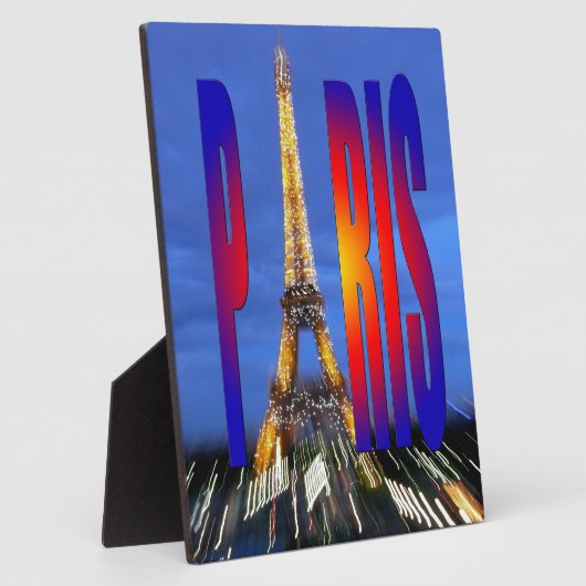 Paris Frankreich Fotoplatte (Seite)