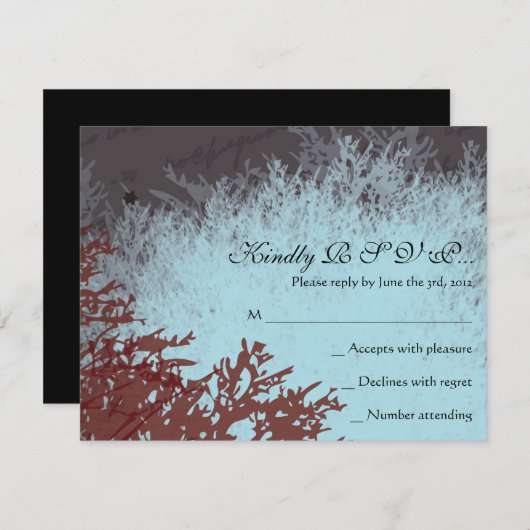 PARIS FRANKREICH FRANZÖSISCHE Bar Bat Mitzvah Repl RSVP Karte (Vorne/Hinten)