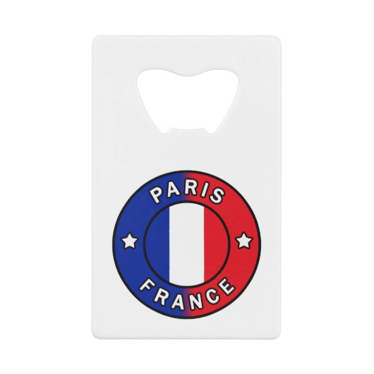 Paris Frankreich Geldbeutel Flaschenöffner (Vorderseite)