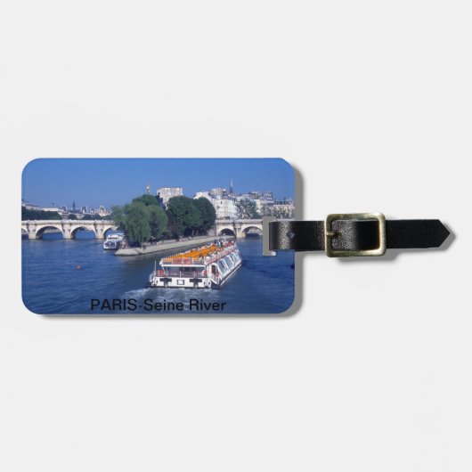 Paris Frankreich Gepäckanhänger (Vorderseite horizontal)