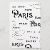 Paris Frankreich - Geschenke und Souvenirs Briefpapier (Vorne/Hinten)