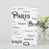 Paris Frankreich - Geschenke und Souvenirs Briefpapier (Stehend Vorderseite)