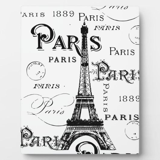 Paris Frankreich - Geschenke und Souvenirs Fotoplatte (Vorderseite)
