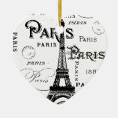 Paris Frankreich - Geschenke und Souvenirs Keramikornament (Vorne)
