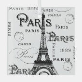 Paris Frankreich - Geschenke und Souvenirs Ornament Aus Glas (Vorderseite)