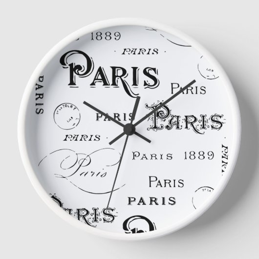 Paris Frankreich - Geschenke und Souvenirs Uhr (Vorderseite)
