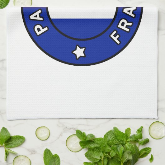 Paris Frankreich Geschirrtuch (Gefaltet)
