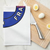 Paris Frankreich Geschirrtuch (Viertel Falte)