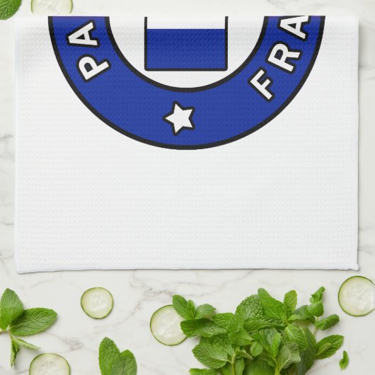 Paris Frankreich Geschirrtuch (Gefaltet)