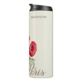 Paris Frankreich individuelle Name tumbler Thermosbecher (Nach rechts gedreht)