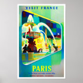 Paris Frankreich Jahrtausende Reise Poster (Vorne)