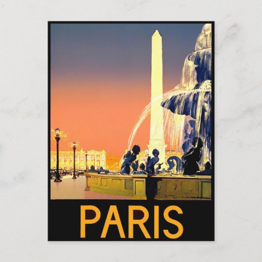 Paris Frankreich Jahrtausende Reise Postkarte (Vorderseite)