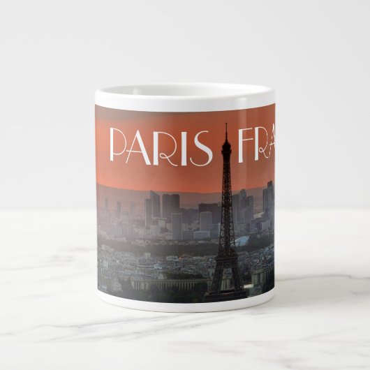 Paris Frankreich Jumbo-Tasse (Vorderseite)