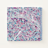 Paris Frankreich Karte Notizblock (Rückseite)