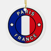 Paris Frankreich Keramik Ornament (Vorne)