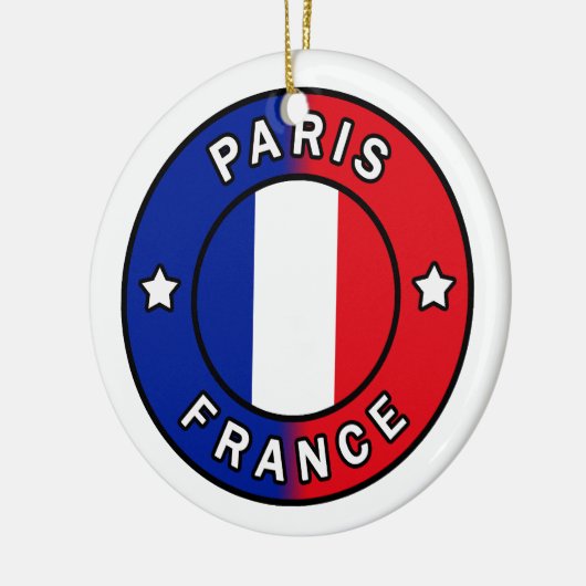 Paris Frankreich Keramik Ornament (Links)