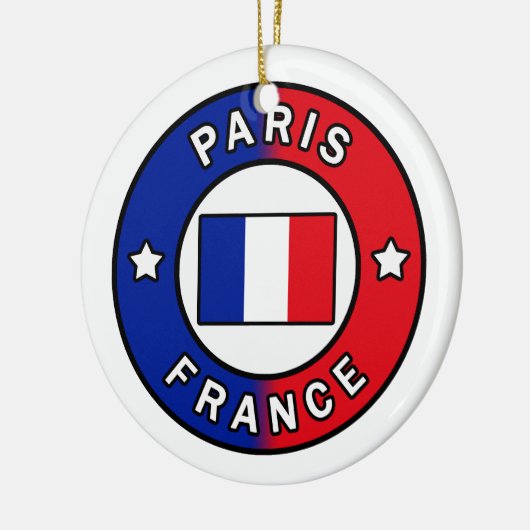 Paris Frankreich Keramik Ornament (Links)