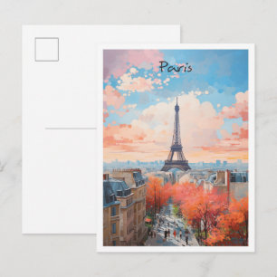 Paris Frankreich Kunst Reise Postkarte